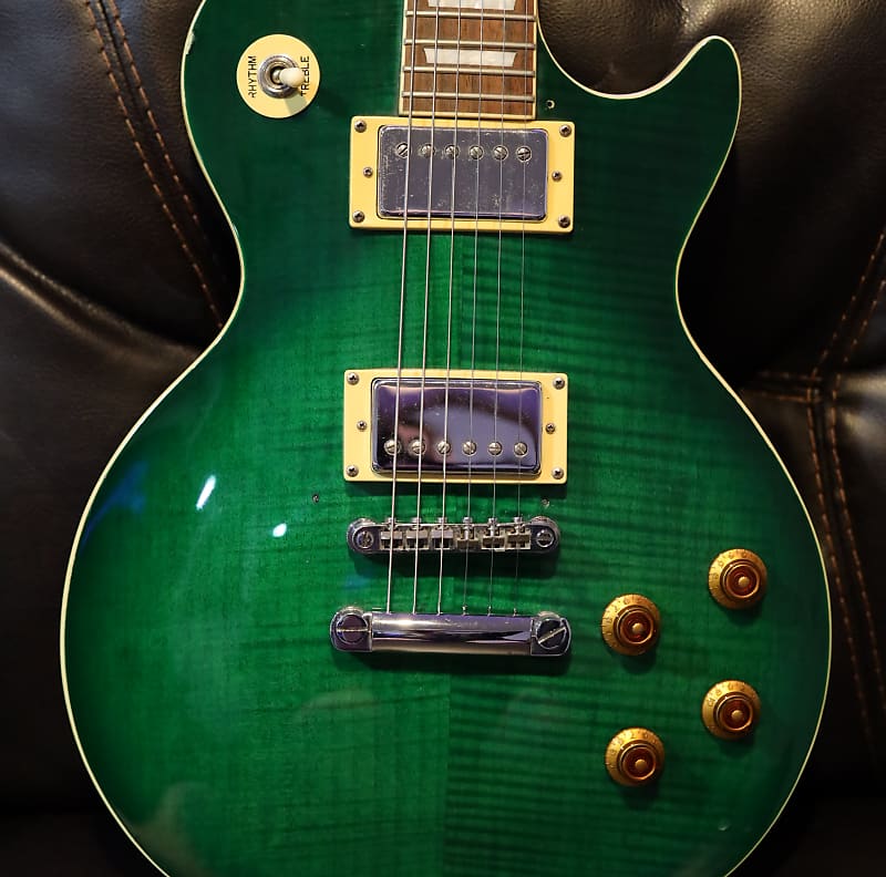 Epiphone Les Paul グリーン Epiphone Les Paul Standard '50s Figured - Seafoam Green