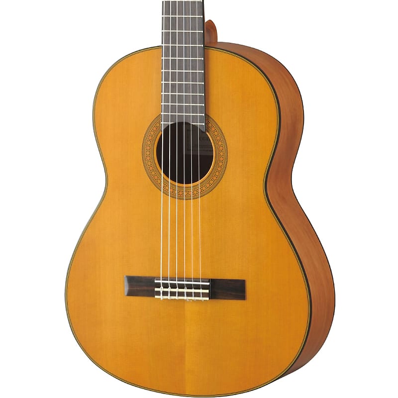 Yamaha CG-122MCH Solid Cedar Top Classical Guitar Natural | Reverb