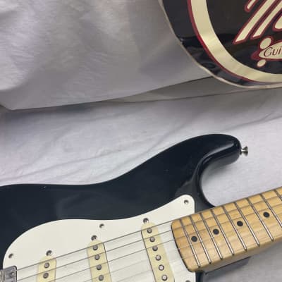 Fender American Vintage '56 Stratocaster Guitar 2016 - Black / Maple neck image 5