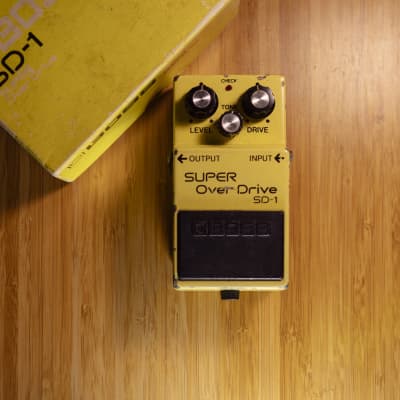 Boss SD-1 Super Overdrive 1981 - 1988 Made In Japan | Reverb
