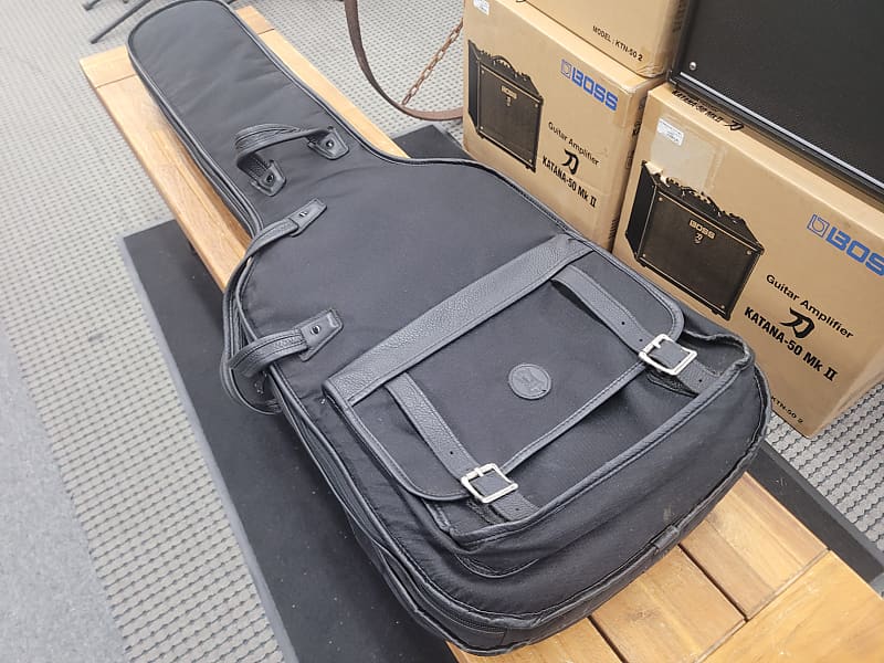Levy's Deluxe Double Electric Bass Gig Bag Black Reverb