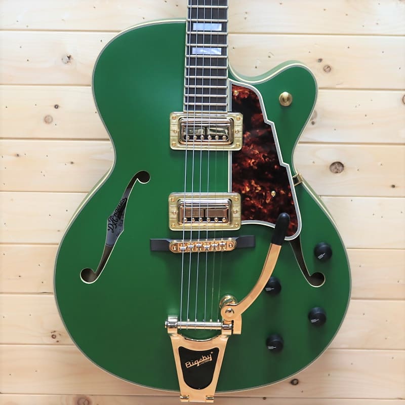 D'Angelico Deluxe 175 Hollow Body Single Cutaway with Bigsby Vibrato image 10