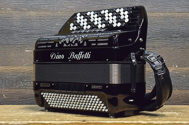 【2025新春福袋】 Dino Baffetti Melodia III Black Chromatic C System Accordion 鍵盤楽器