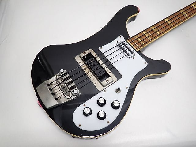 Fernandes RB-80 1980 Black & Chrome RB bass: Neck-thru 2jack: : ENDS within  10 HOURs!