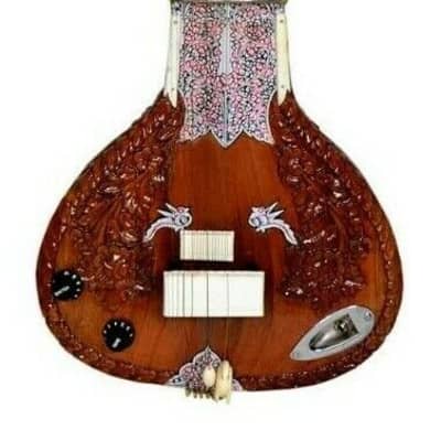 Naad Musical Electric Travel Sitar String Instrument With Bag image 7