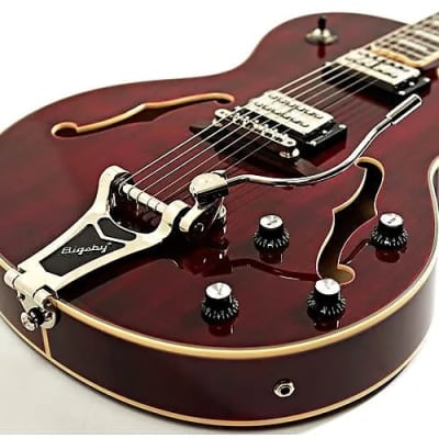 Epiphone Emperor Swingster with Rosewood Fretboard - Wine Red image 3