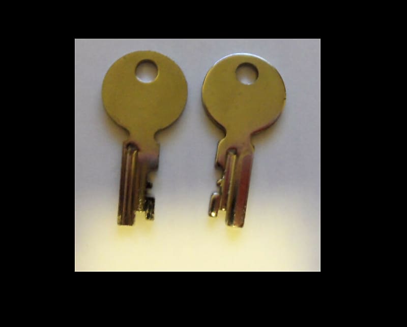 1958 1963 Fender Guitar Case keys (2) Vintage new old stock Reverb