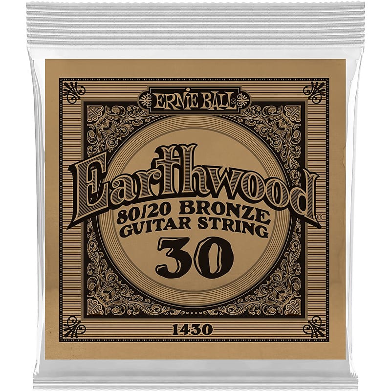 Ernie Ball 1430 Earthwood 80 20 Bronze Acoustic Single Reverb UK