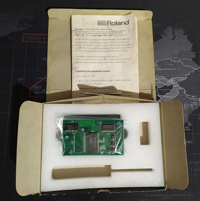 Roland Voice Expansion Board Ve-gs1 Jv-1000 Compatible for