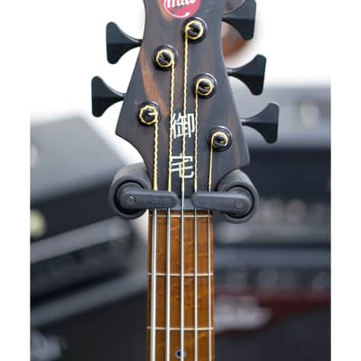 MTD US Custom Bass Bubby Lewis Signature 5 String - Satin Black (2020 NAMM Show) image 4