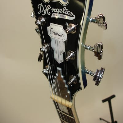D'Angelico DAPDCBLBCSCBEX Premier Series DC Boardwalk Semi-Hollow Electric Guitar, Blue Burst image 10