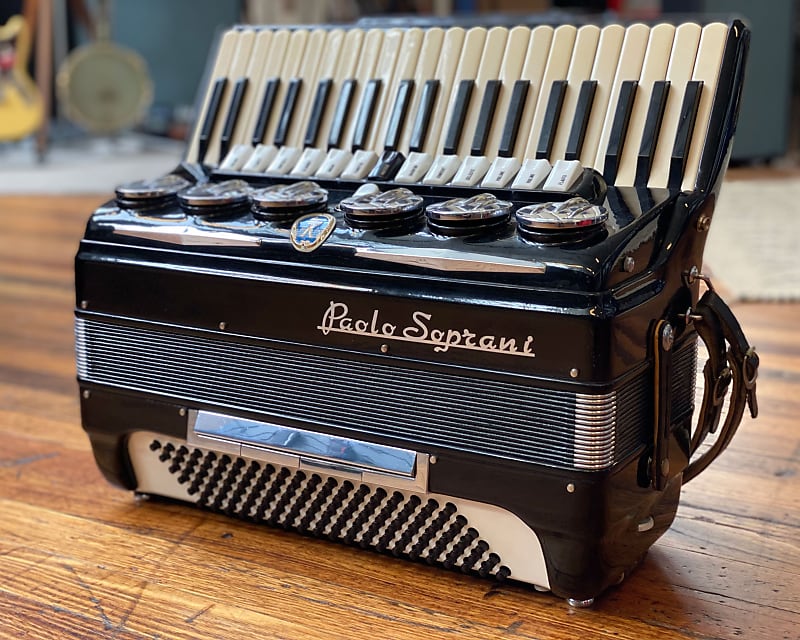 PAOLO SOPRANI イタリア製　ボタン式アコーディオン　120ベース Paolo Soprani 120 Bass