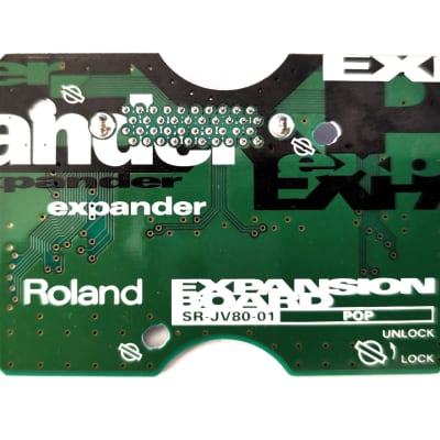 Roland SR-JV80-01 Pop Expansion Board 1990s - Green
