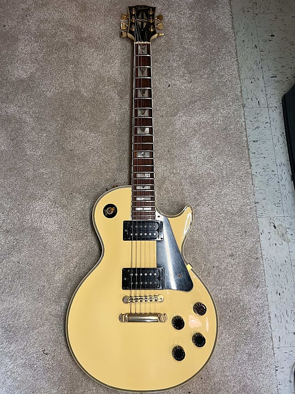 Very Rare Tokai Love Rock Les Paul Custom 1998 - Cream Finish