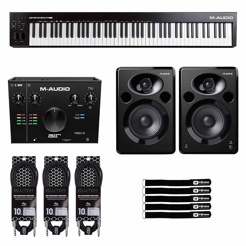 Home Studio Recording Bundle Keystation 88 MK3 Keyboard w Reverb