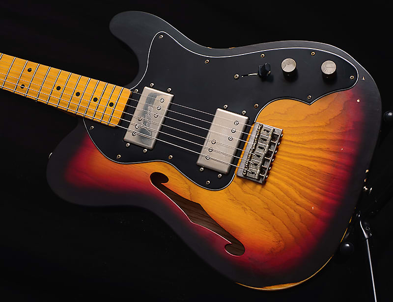 New Nash T72 TL Thinline 3 Tone Sunburst! | Reverb