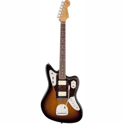 Fender Artist Series Kurt Cobain Jaguar Electric Guitar, Rosewood Fingerboard, 3-Color Sunburst image 9