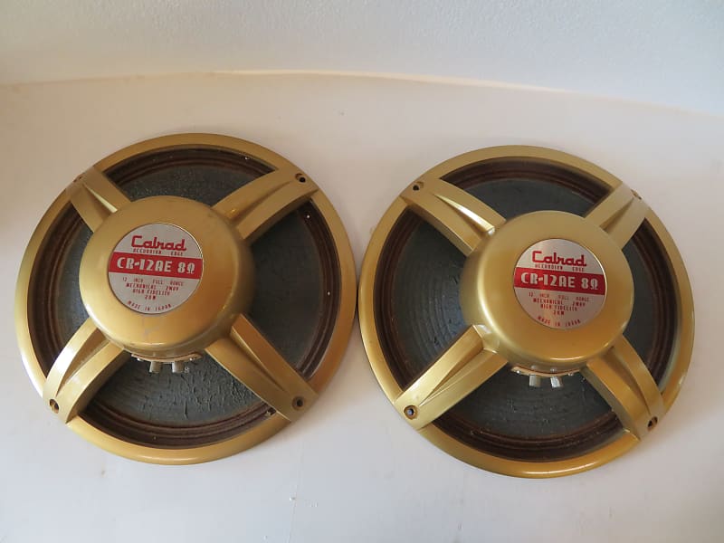 Calrad CR-12AE 12&quot; full range speakers late 1960&#039;s - standard  			