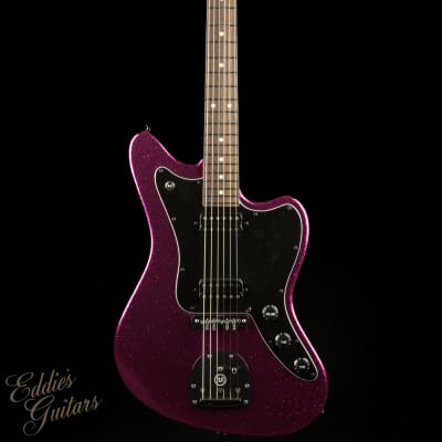 Suhr Eddie's Guitars Exclusive Roasted Classic JM Mastery - Magenta Sparkle image 3