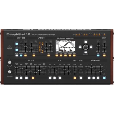 Behringer DeepMind 12D Desktop 12-Voice Polyphonic Analog Synth