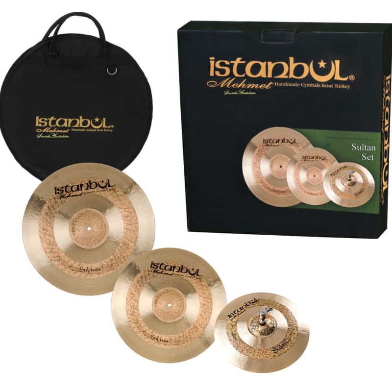Istanbul Mehmet IMC Natural 3Pcs Cymbal Pack Box Set | Reverb