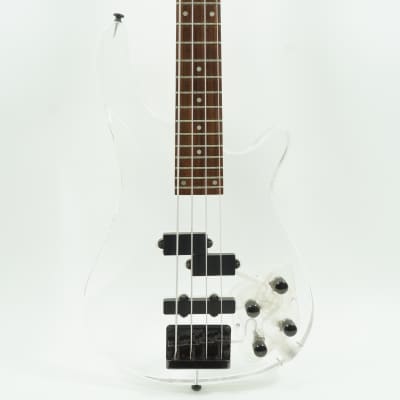 [SALE Ends Apr 24] BARCLAY ACRYLIC BASS CLEAR CRYSTAL BODY Electric Bass Guitar image 3