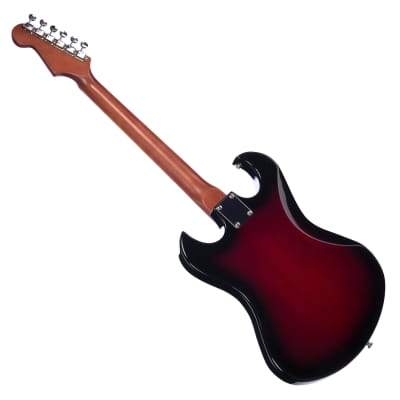 Eastwood Guitars SD-40 Hound Dog - Redburst - Hound Dog Taylor Kawai / Teisco -inspired Electric Guitar - NEW! image 6