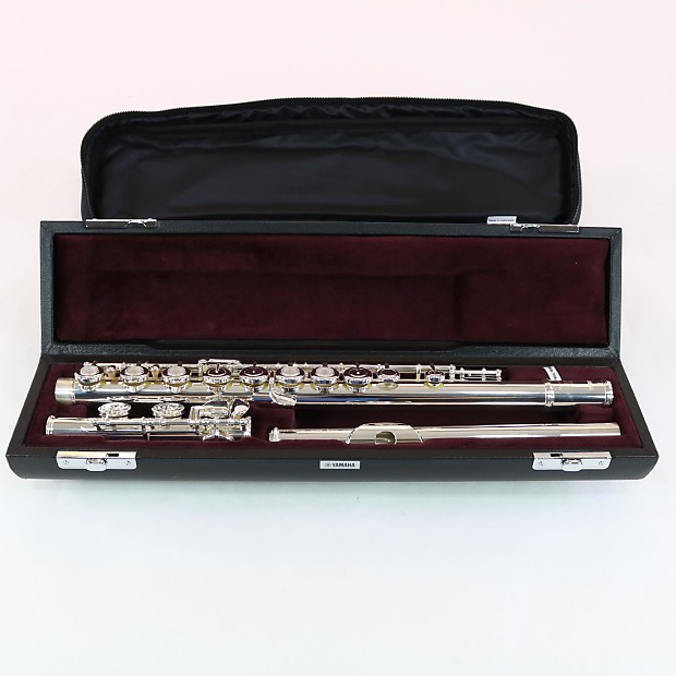 Yamaha YFL-482 Advanced Solid Silver Flute - Inline G