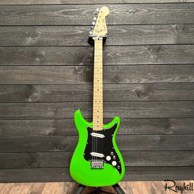 Fender Player Lead II Maple Fingerboard Neon Green MIM Electric Guitar image 12