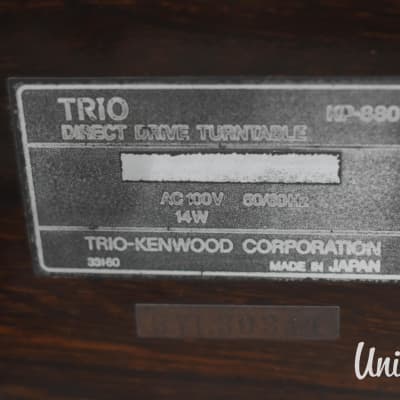 Kenwood Trio KP-880D Direct Drive Turntable in Very Good Condition image 14
