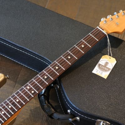 Rutters Strat Style S Double-Cut Electric Guitar Aztec Gold Brazilian w/ Budz Pickups + Hard Case (5318) image 3