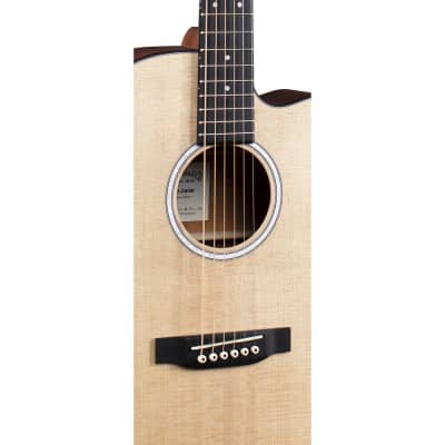 Martin 000C Jr-10E Junior Solid Top Natural Acoustic Electric Guitar w/ Gig Bag image 3
