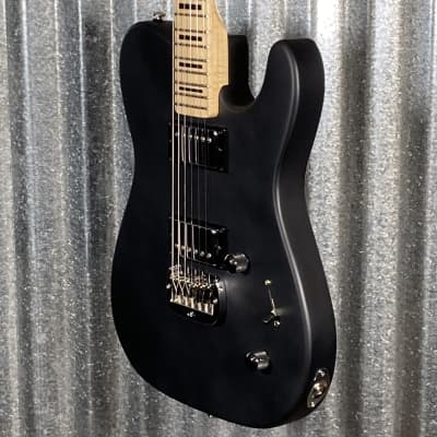 G&L USA BTO ASAT HH RMC Jet Black Frost Guitar & Bag #0078 image 7