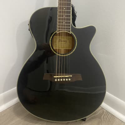 【9163】 Ibanez AEG10II-BK 黒 エレアコ アイバニーズ Ibanez AEG10II - Black | Sweetwater