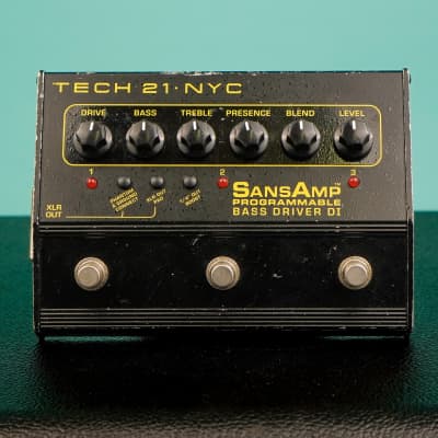 Tech 21 Sansamp Programmable Bass Driver