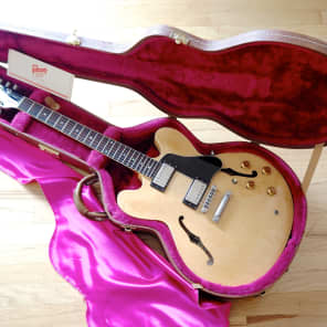 1987 Gibson ES-335 Dot Reissue Electric Guitar Natural Tim