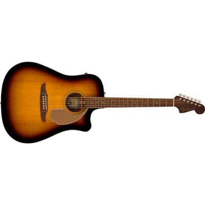 Fender Redondo Player Dreadnought Electro-Acoustic, Sunburst image 2