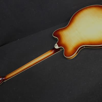 Hofner Verythin HCT-500/7-SB Contemporary Series Short Scale Bass Guitar Super Slim SUPER Flame image 9