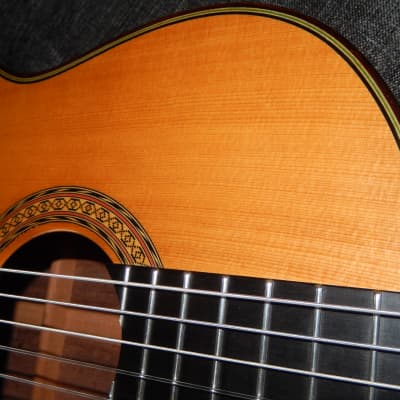 MADE IN 2003 - YUKINOBU CHAI No35 - SUPERB 630MM SCALE & 46MM NUT CLASSICAL CONCERT GUITAR - SPRUCE/MADAGASCAR ROSEWOOD image 15