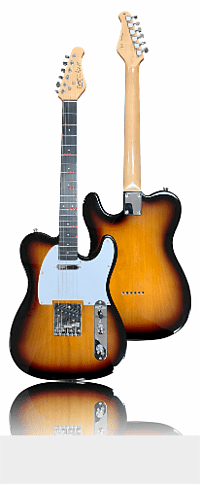 Fretlight  FG-623 Tele body Electric Guitar 2022 Sunburst image 1