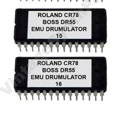 Alesis HR16 / HR16B Soundchip Upgrade Roland CR-78, Boss DR-55 & Emu Drumulator Rom Eprom CR78 DR55 HR-16 HR16B