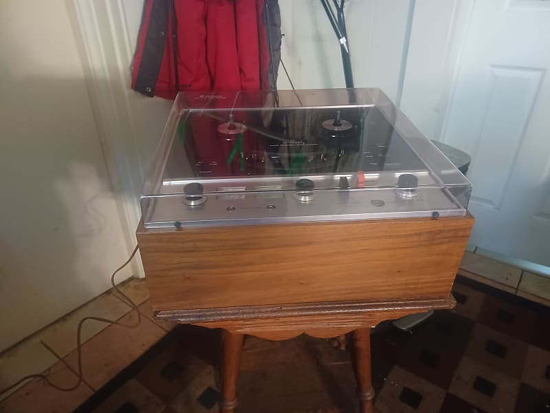 Pioneer T-600 4-Track Stereo 1/4&quot; Reel-to-Reel Tape Deck 1969 - 1971 - Silver  			