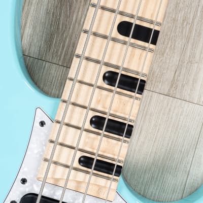 Yamaha Billy Sheehan Attitude Limited 3 Bass, Maple Fretboard, Sonic Blue image 6