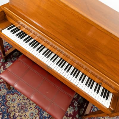 Baldwin Acrosonic Upright Piano | Satin Walnut | SN: 213858 image 4