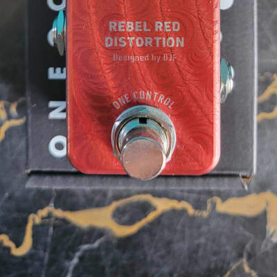Reverb.com listing, price, conditions, and images for one-control-rebel-red-distortion