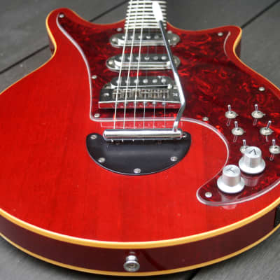 Greco BM900 Brian May Red Special Model Made by Fujigen 1982 Antique Cherry+Hard Case and more image 4