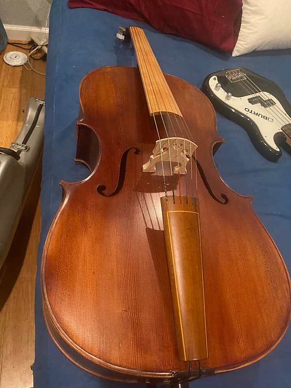 Unknown 6 string Cello fretless 2016 - Brown Varnish | Reverb