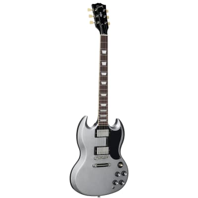 Gibson SG Standard '61 Custom Color Electric Guitar, Silver Metallic image 2