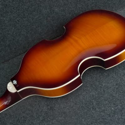 Hofner HI-459-SB Ignition PRO Beatle 6 String Electric Guitar Sunburst Violin Body Shape WITH CASE image 8