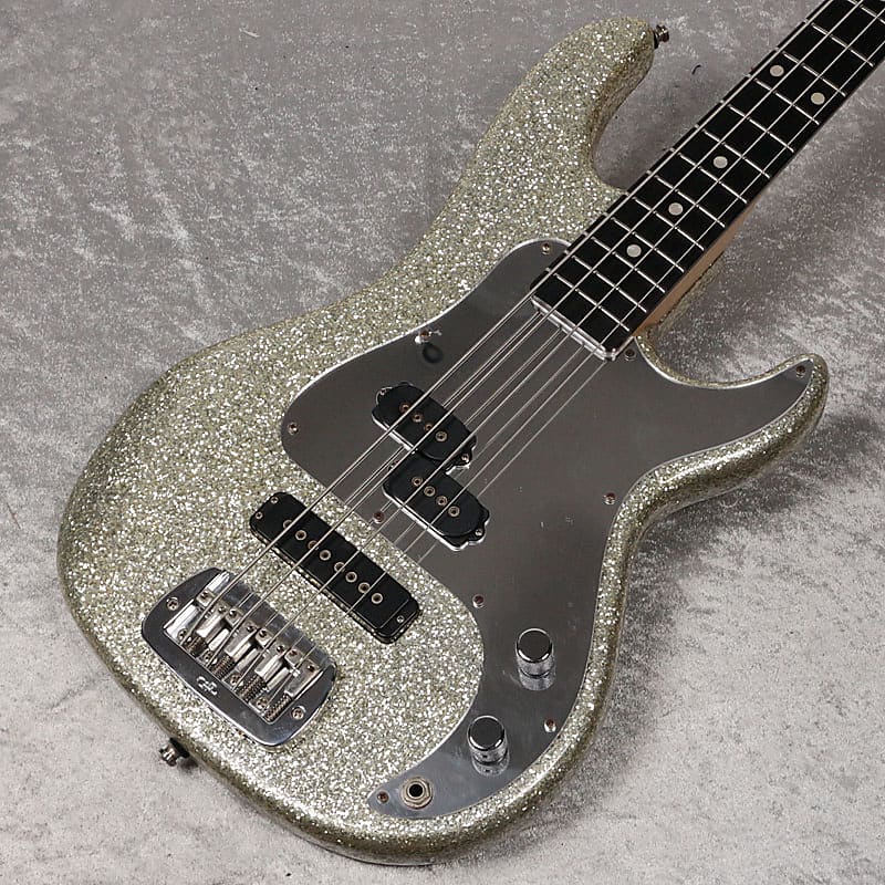 G&L USA SB-2 Silver Metal Flake PJベース - ベース